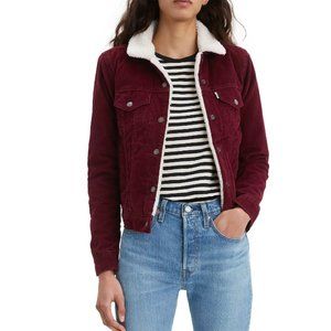 Levi's - Original Corduroy Trucker Jacket - Burgundy - L
